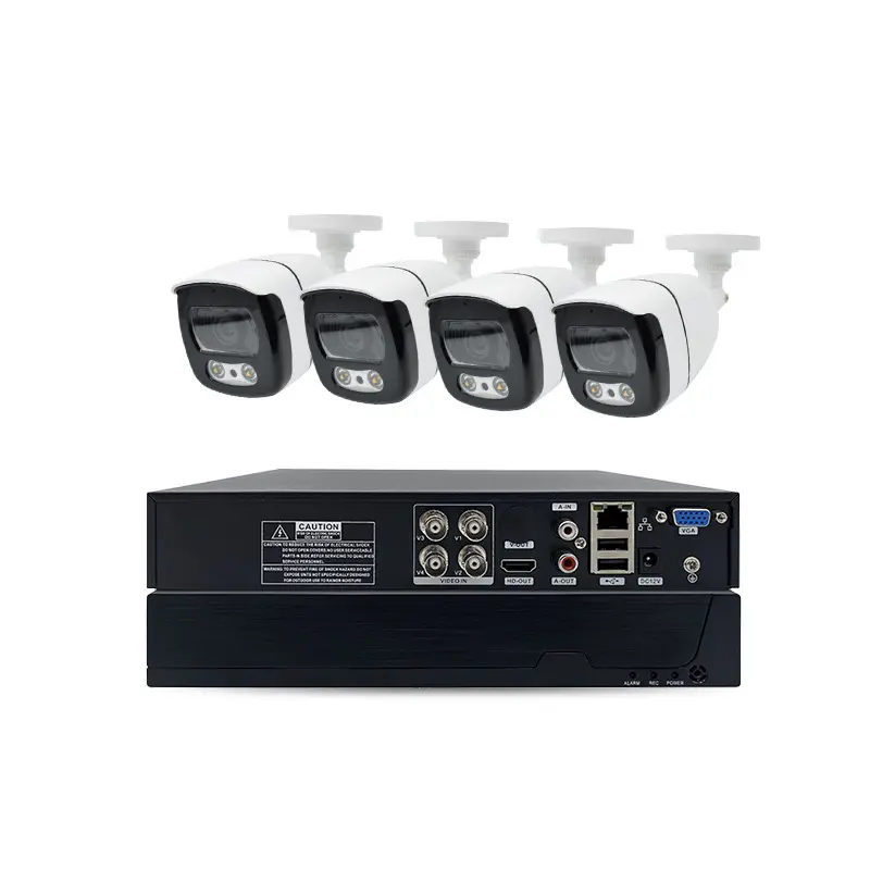 Home Security Camera - 5MP屋外ドーム型AHD DVR 4チャンネルIPホームアナログCCTVカメラセットキット監視システムセキュリティカメラシステム