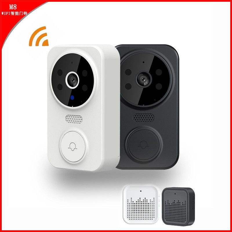 Home Security Land - Tuya WIFI ドアベル スマートホーム ワイヤレス電話 ドアベルカメラ