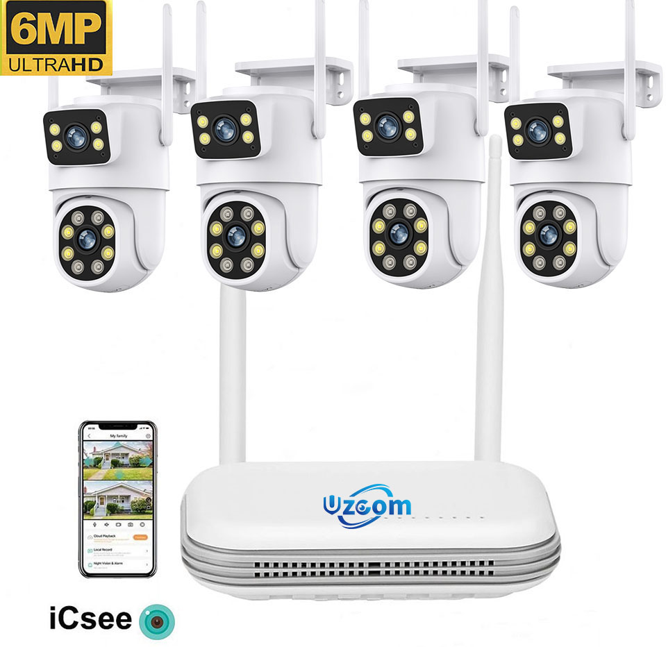 Home Security Video Systems - 8CH 6MP 屋外 IP カメラ Wifi