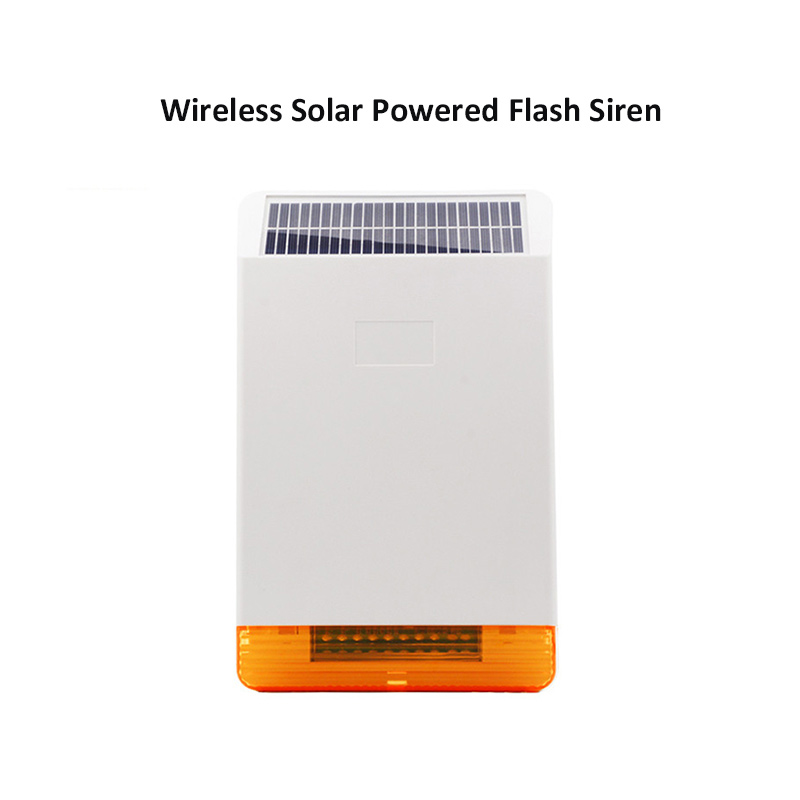 Alarm Siren Outdoor - 433MHz MD-326R ワイヤレス防水大音量 110dB 双方向警報 盗難防止アラーム