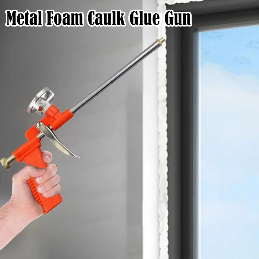 Home Security Gun - 住宅装飾用フォームスプレーガン 発泡ジェットグルーガン 金属ポリウレタントリガースプレーシーラント コーキングフォーム拡張スプレーガン