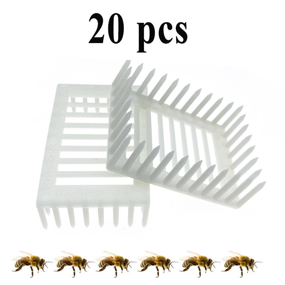 Home Security Fence - 20 個/60 個/120 個プレスインハニーコームクイーンケージ 4.3 ミリメートルギャップ