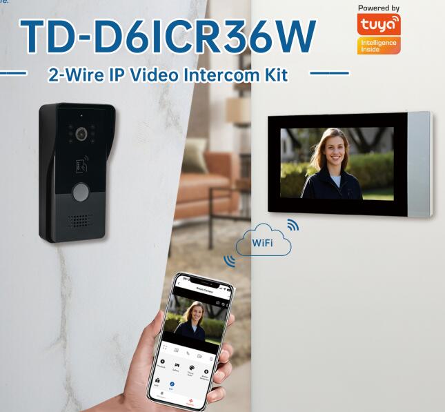 Home Security Land - 7 インチ IPS スクリーン Tuya リモコン有線