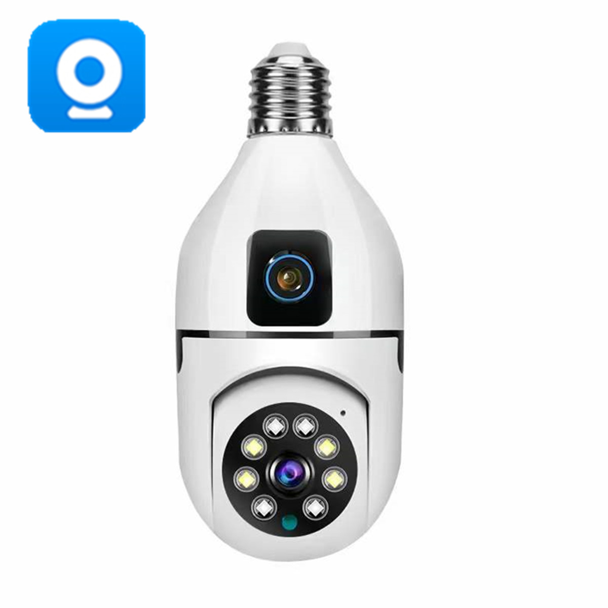 Home Security Land - 4MP V380/Yoosee E27 ランプヘッドソケットフルカラーワイヤレス PTZ IP