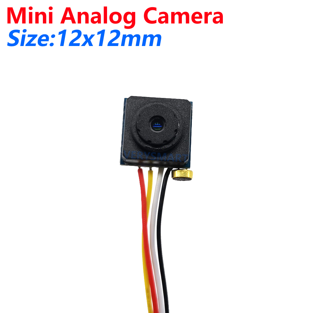 Home Security Video Systems - 700TVL cvbs 12*12ミリメートルマイクロミニアナログカメラ3.6ミリメートルレンズhdビデオホームセキュリティ監視カメラ