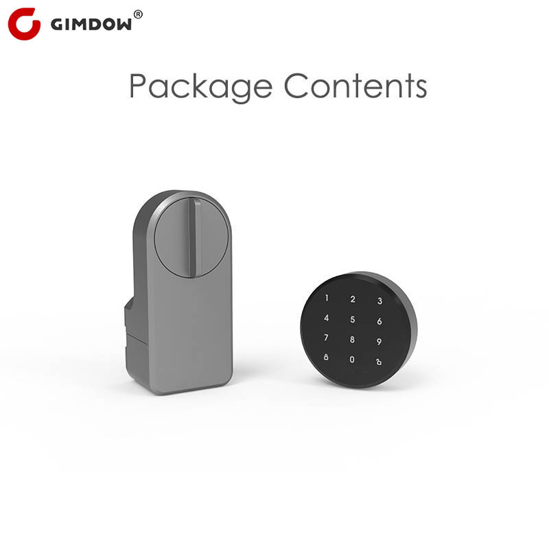 Home Security Door Lock - TuyaスマートデジタルドアロックGIMDOWパスワードロック電動ホテルアパートメントロッカー用セーフスマートロック