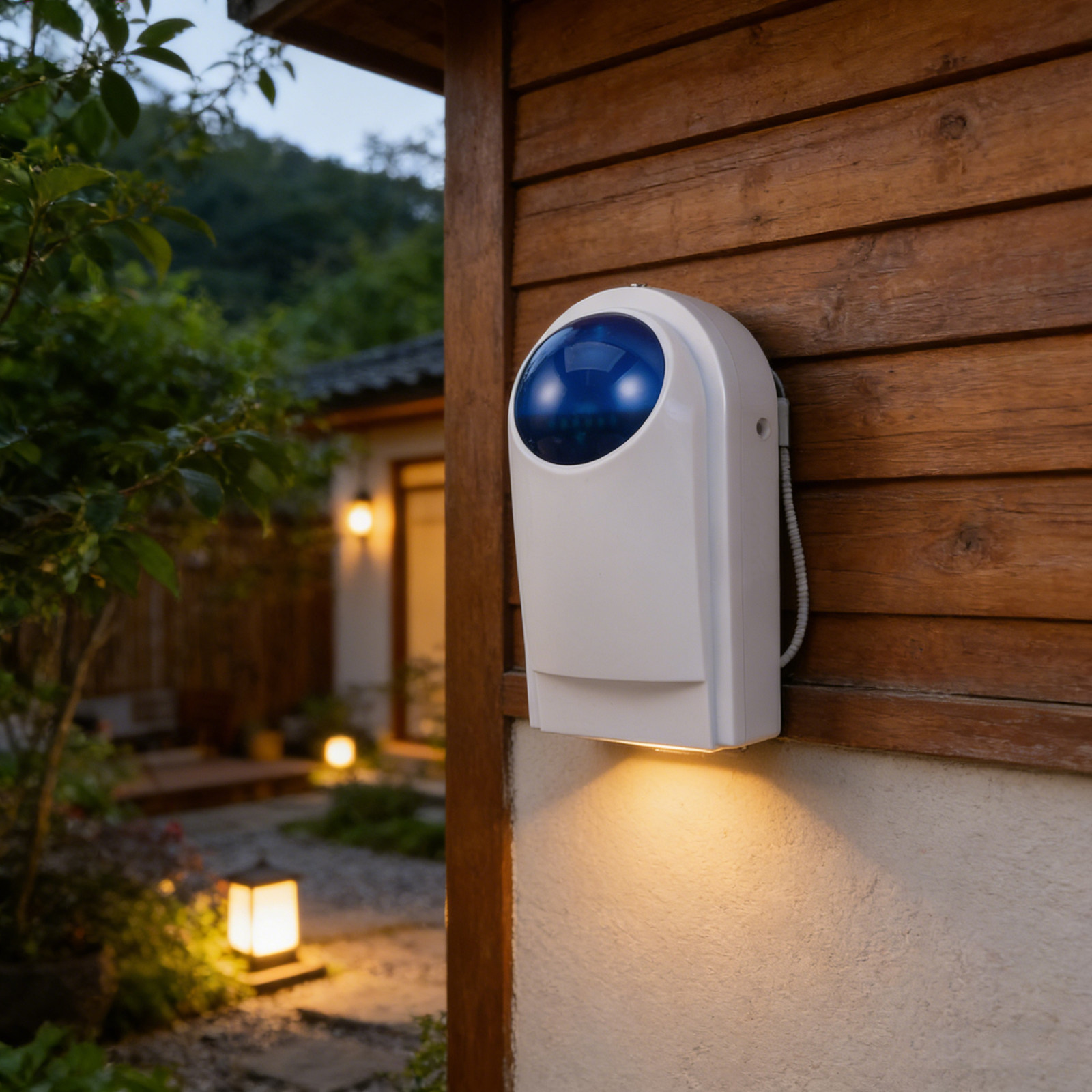可聴視覚警報サイレン防水調節可能な音量セキュリティホーン盗難 - Alarm Siren Outdoor のレビューと価格
