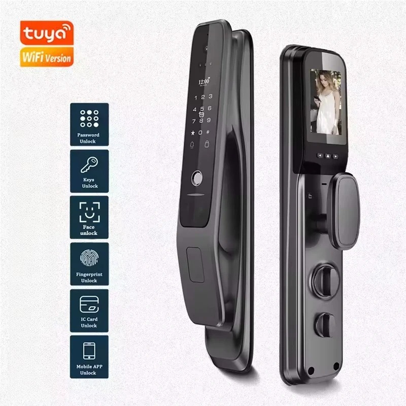 HX5スマートドアロック 3D顔認証 WiFiデジタル電子錠 - Home Security Door Lock のレビューと価格