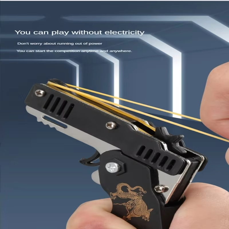 ミニゴムバンドガンキーホルダー – 男の子向け折りたたみ式フ - Home Security Gun のレビューと価格