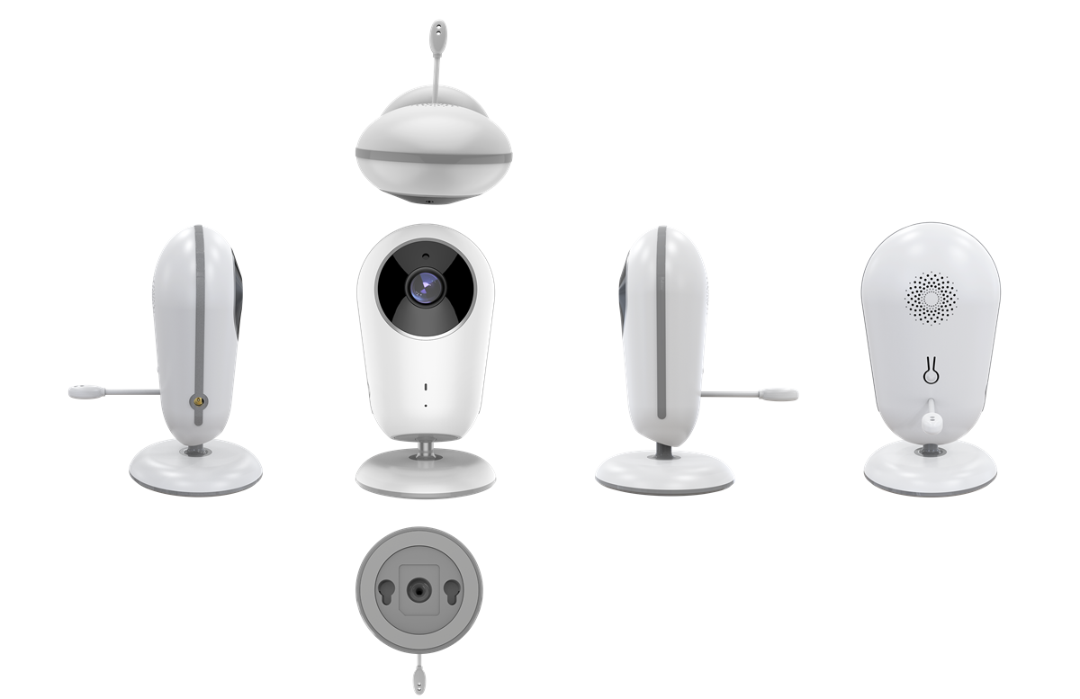 4.3 インチ 1080P フル HD ワイヤレスベビーモニ - Home Security Land のレビューと価格