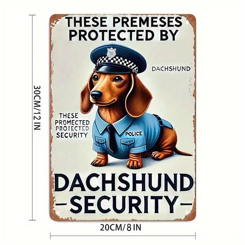 2Dフラット、[2Dフラット] 1ピースの楽しいダックスフン - Home Yard Security のレビューと価格