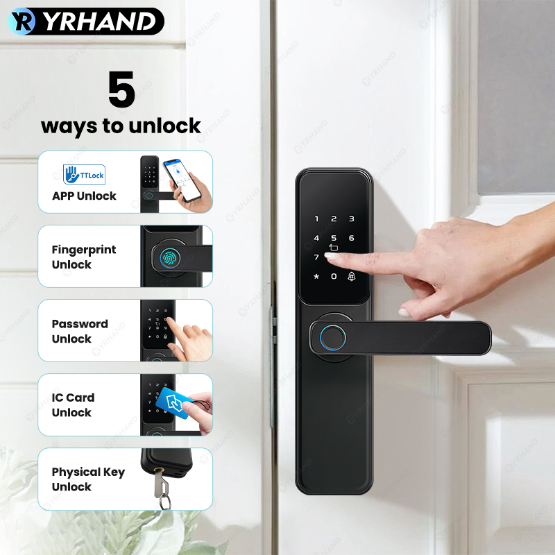 Bluetooth TTLockアプリ対応 指紋認証ロック  - Home Security Essential のレビューと価格