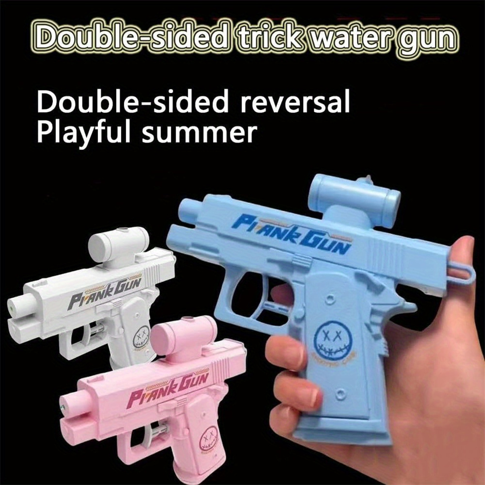 新しい屋外用ポータブル両面逆噴水銃いたずら逆噴水おもちゃクリ - Home Security Gun のレビューと価格