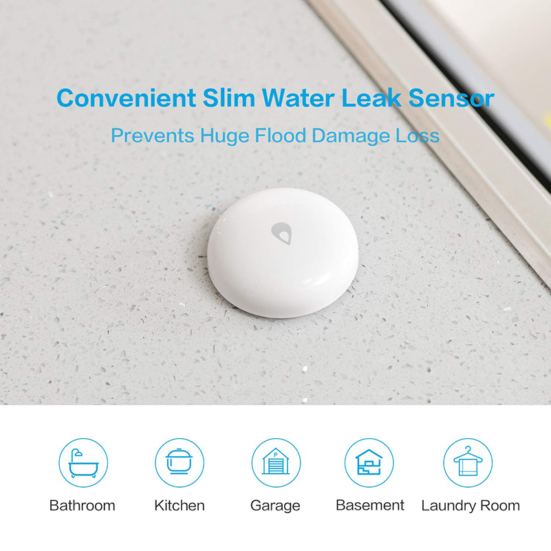 Aqara ZigBee 漏水センサー水浸漬床検出器アラーム - Mi Home Security Xiaomi のレビューと価格
