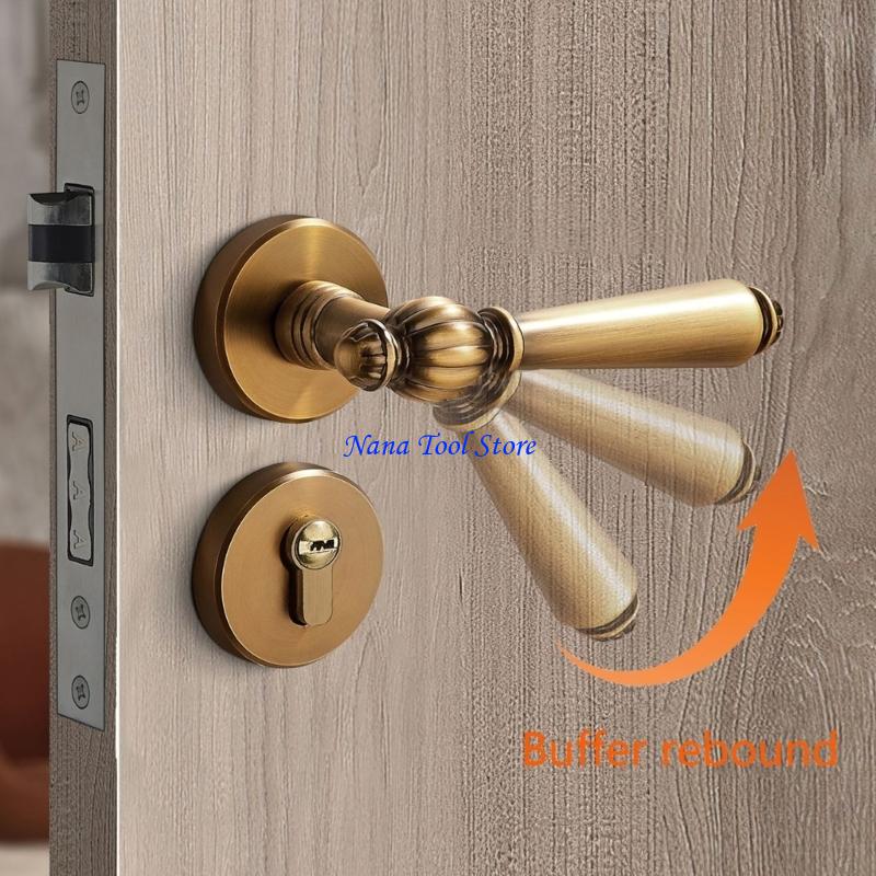 31GJ アップグレード亜鉛合金ドアハンドルロックセットキー - Home Security Door Lock のレビューと価格