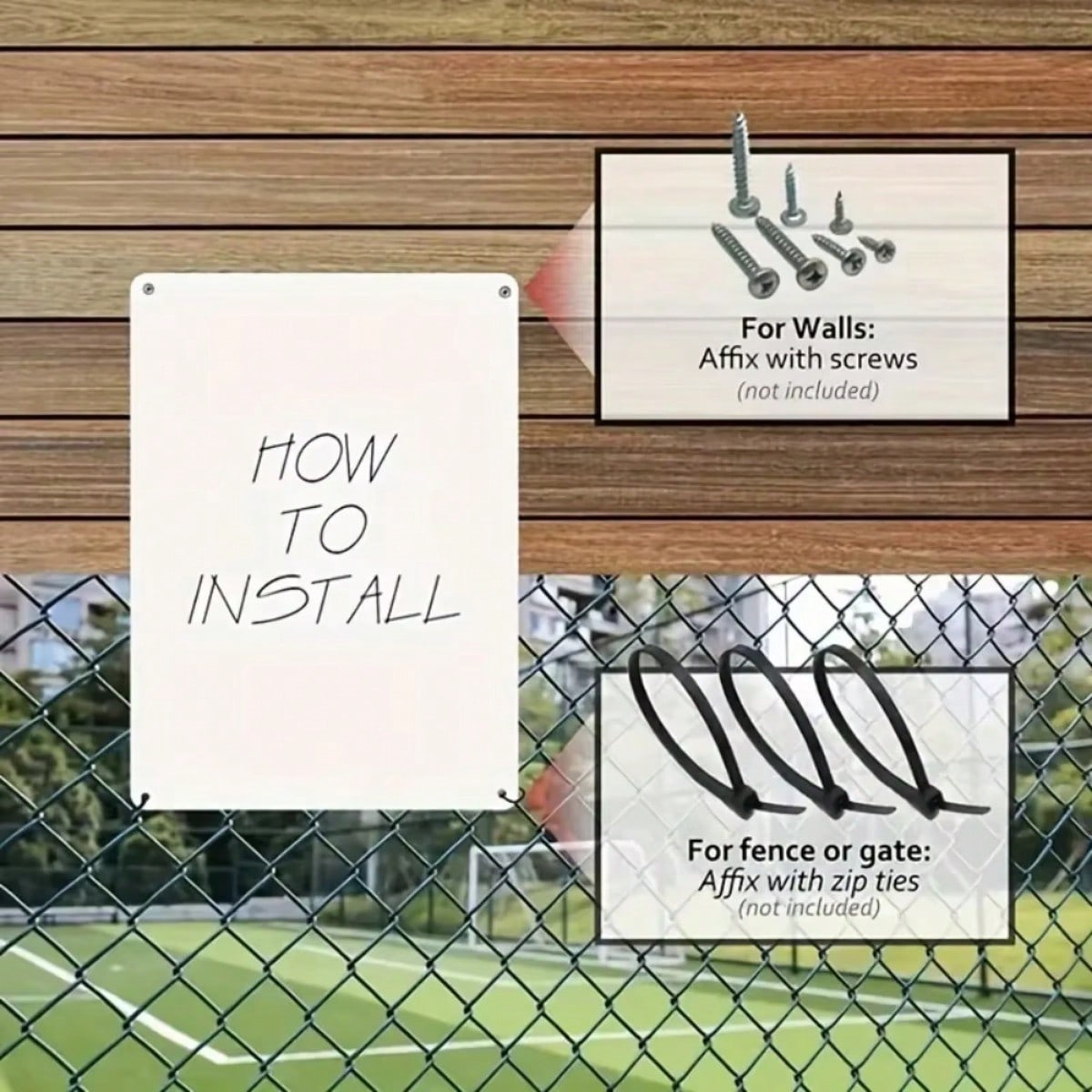 8インチ x 12インチの耐候性アルミニウム製「犬注意」サイ - Home Yard Security のレビューと価格