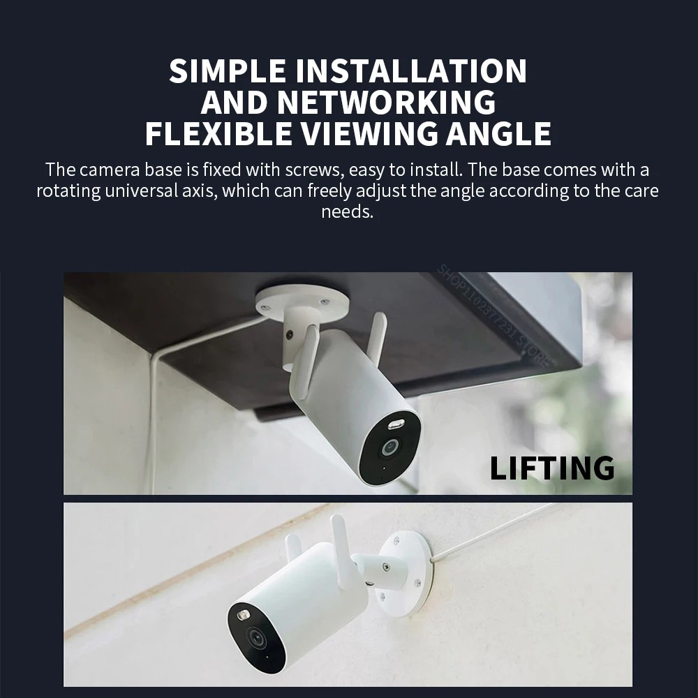 Xiaomi屋外カメラAW300 IP66 2K IP66フ - Mi Home Security Xiaomi のレビューと価格