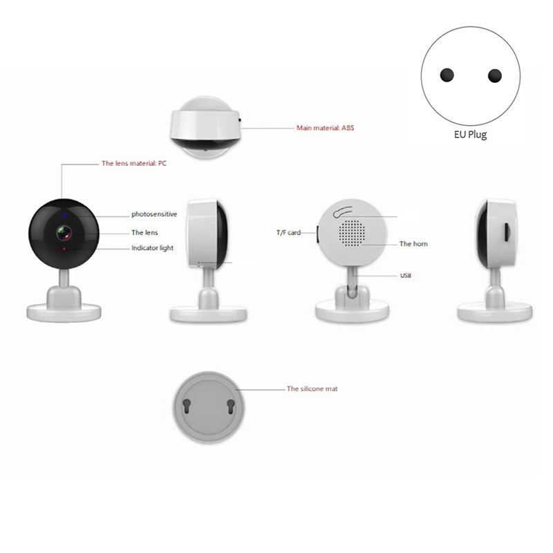 必須の屋内 Wifi Tuya カメラ、ベビーモニター、スマ - Home Security Essential のレビューと価格