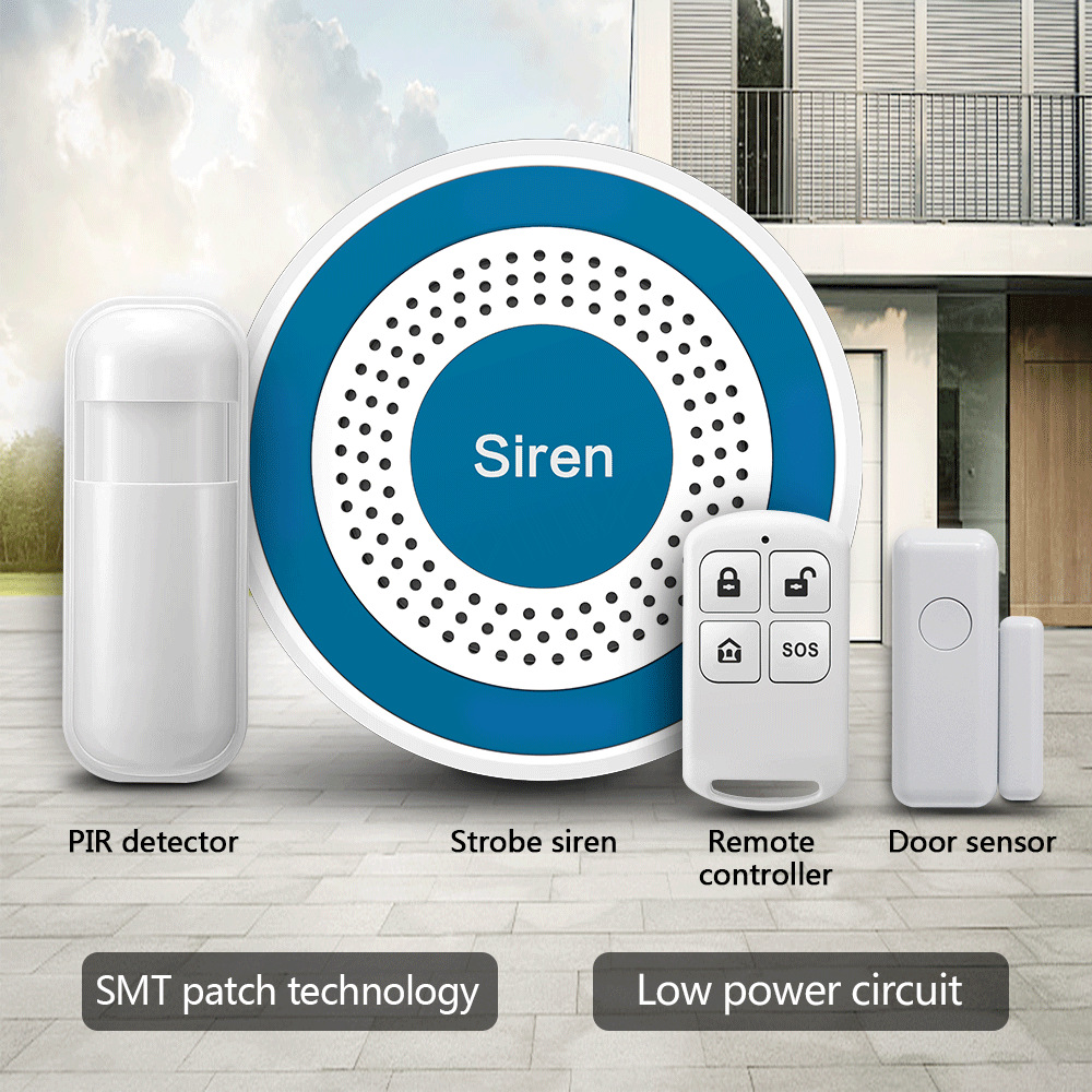 433Mhz ワイヤレスリモコンシャインライトアラームサイレ - Home Security Land のレビューと価格