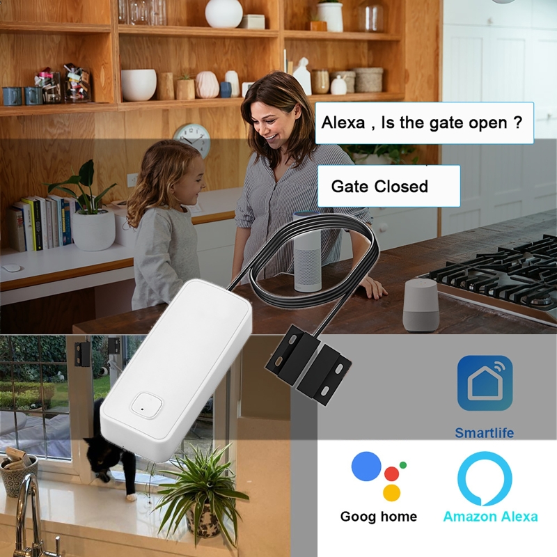 スマートドアウィンドウ磁気検出器 WIFI セキュリティアラ - Home Security Gate のレビューと価格