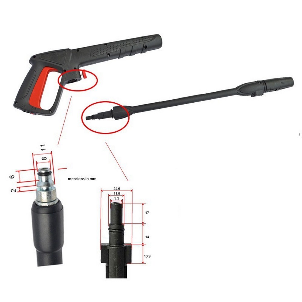 スプレー高圧洗浄機,ガーデン洗浄機,車,ブラック,デッキ,ボ - Home Security Gun のレビューと価格