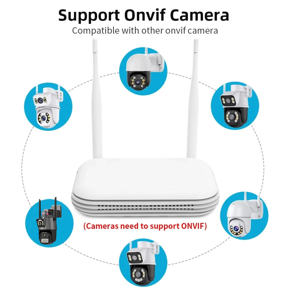 8CH 6MP 屋外 IP カメラ Wifi NVR キット - Home Security Video Systems のレビューと価格