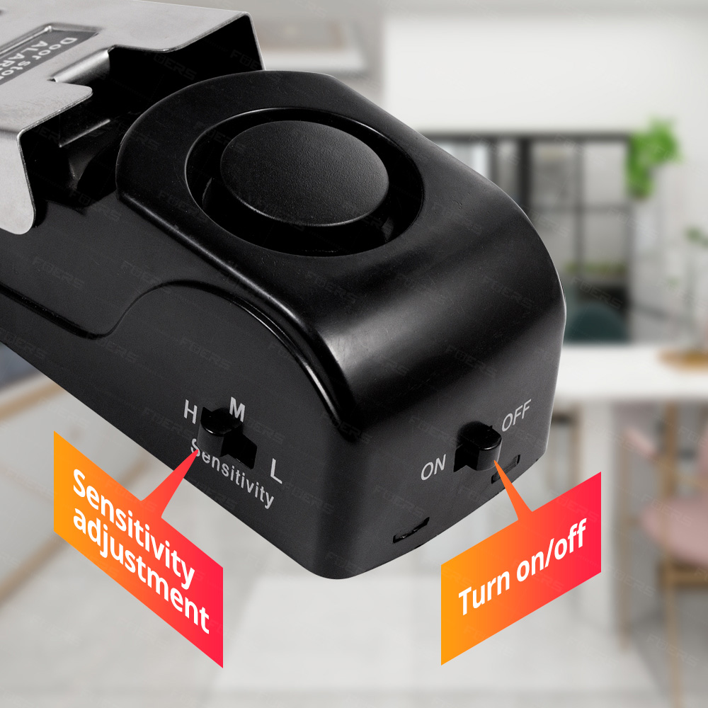 FUERS ドアストップアラームシステム 120dB 大音量 - Home Security Gate のレビューと価格