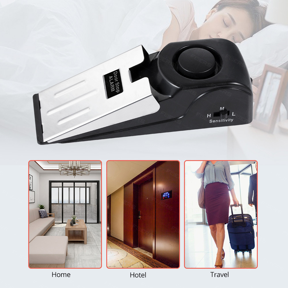 FUERS ドアストップアラームシステム 120dB 大音量 - Home Security Gate のレビューと価格