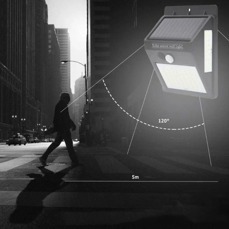 屋外ソーラー PIR モーションセンサーウォールライト 10 - Home Yard Security のレビューと価格