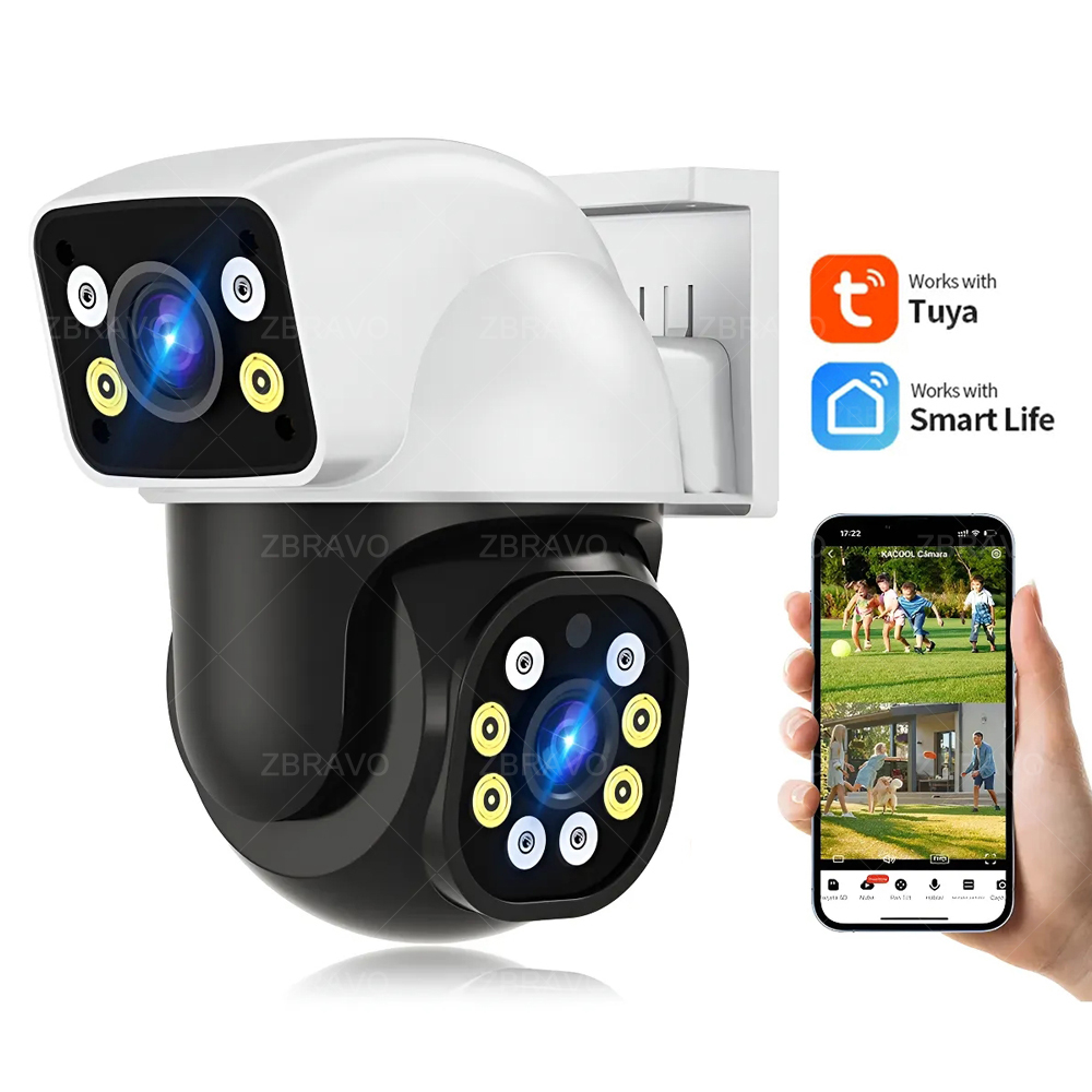 Smartlife 8MP WiFi Tuya 屋外カメラ  - Alarm Siren Outdoor のレビューと価格