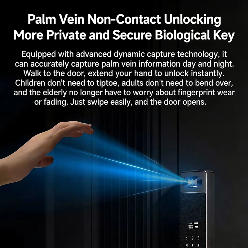 シャープ S5-FV 全自動スマートロック 顔認識、掌紋、指 - Home Security Door Lock のレビューと価格