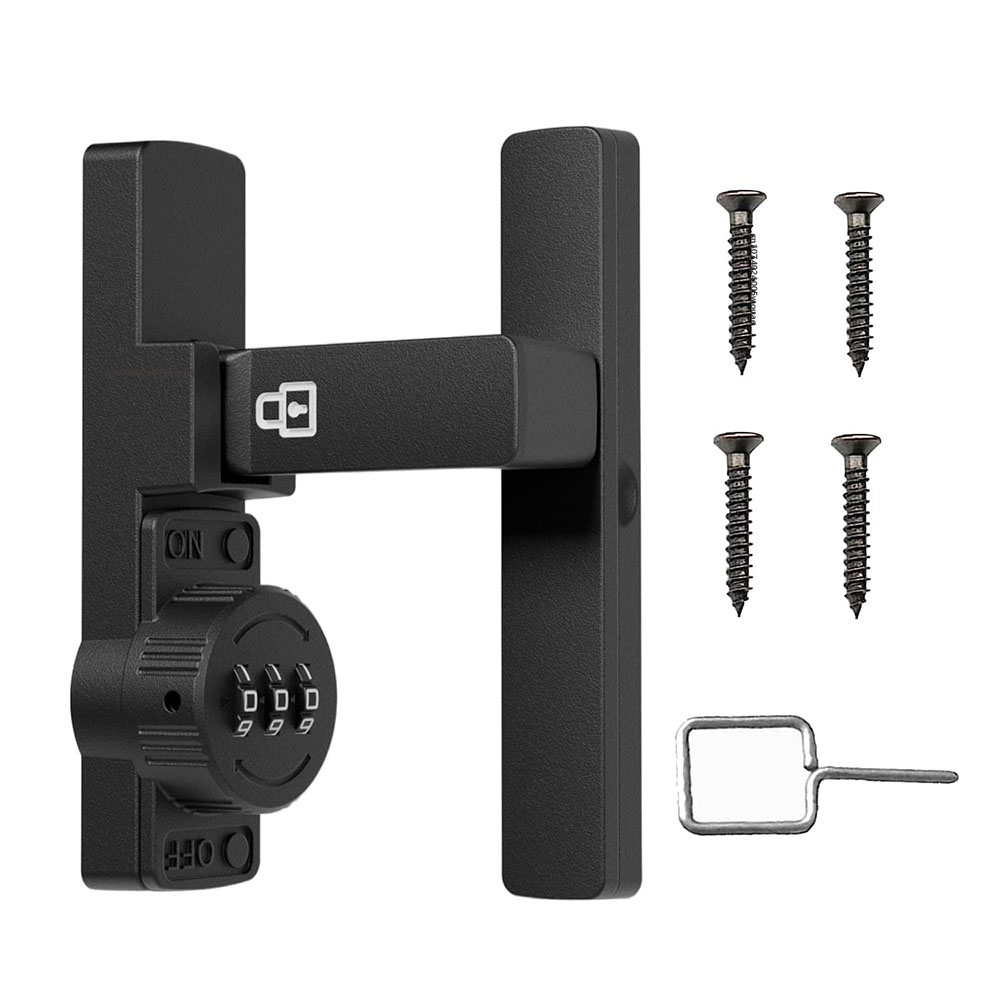 セキュリティ納屋ドアロック 3桁コンビネーションロック ホー - Home Security Door Lock のレビューと価格