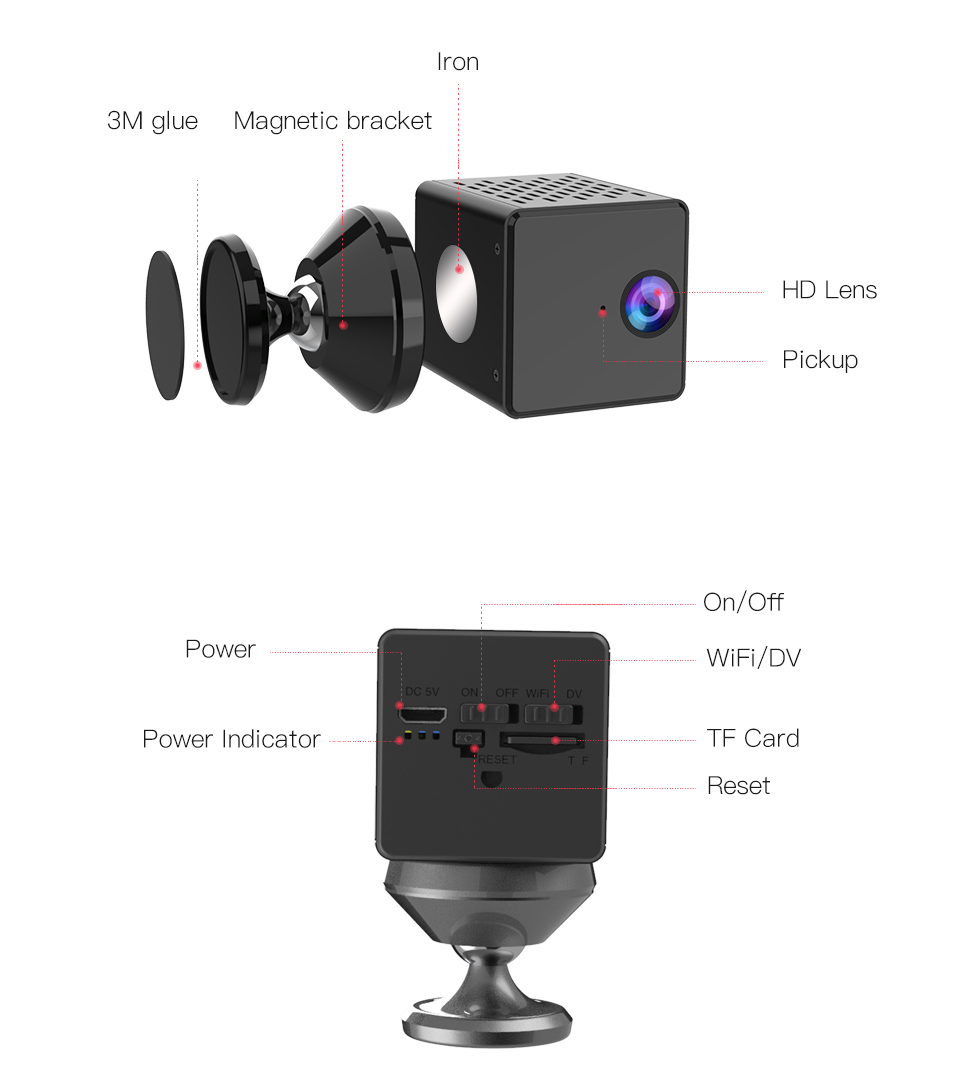 Vstarcam CB70 2MP 1080P 内蔵バッテリ - Home Security Land のレビューと価格