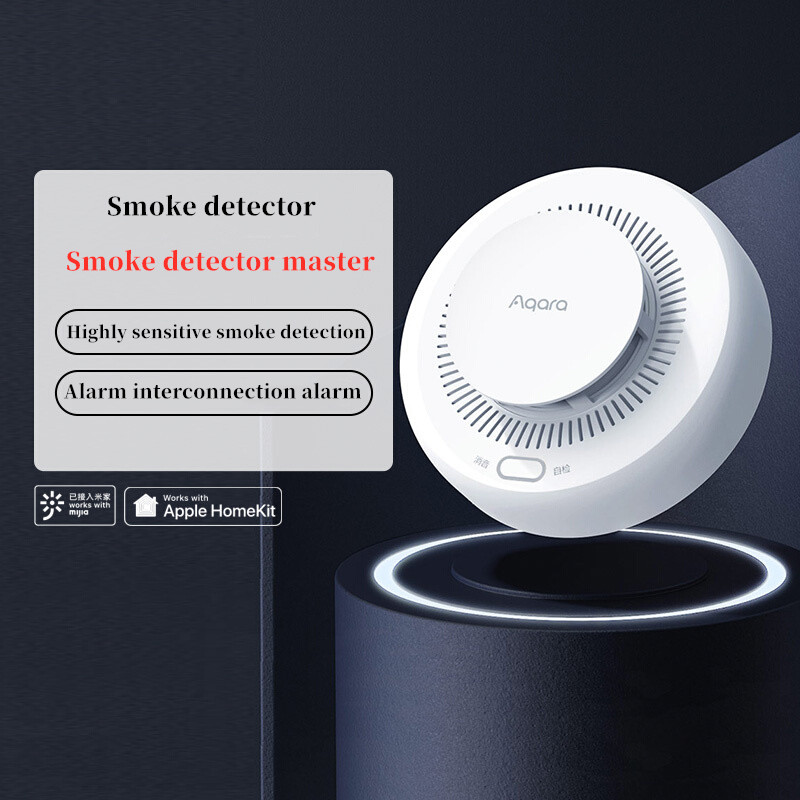 Aqara-インテリジェント煙探知器Zigbee 3.0,火 - Mi Home Security Xiaomi のレビューと価格