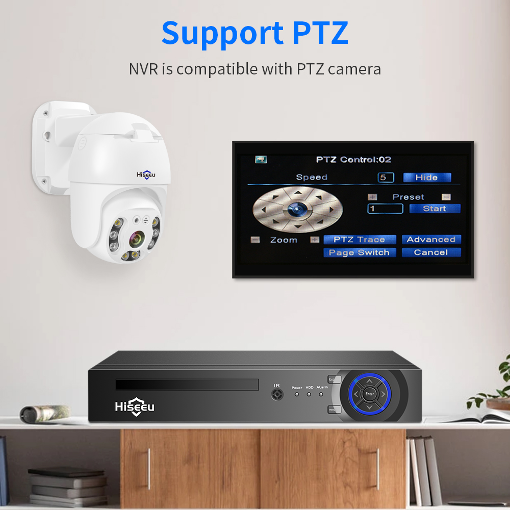 Hiseeu-監視カメラシステムキット,4ch,10ch,1 - Home Security Camera のレビューと価格