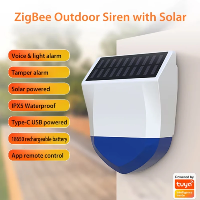 Tuya スマート Zigbee/Wifi サイレンアラーム - Alarm Siren Outdoor のレビューと価格