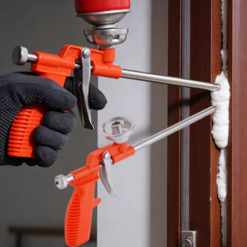 住宅装飾用フォームスプレーガン 発泡ジェットグルーガン 金属 - Home Security Gun のレビューと価格