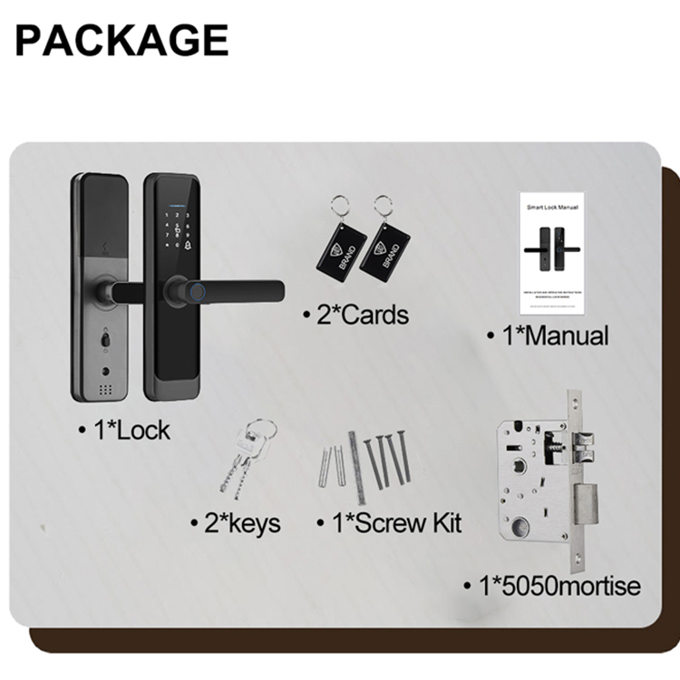 デジタルスマートドアロックパスコード付き木製小型電子ミニ指紋 - Home Security Door Lock のレビューと価格