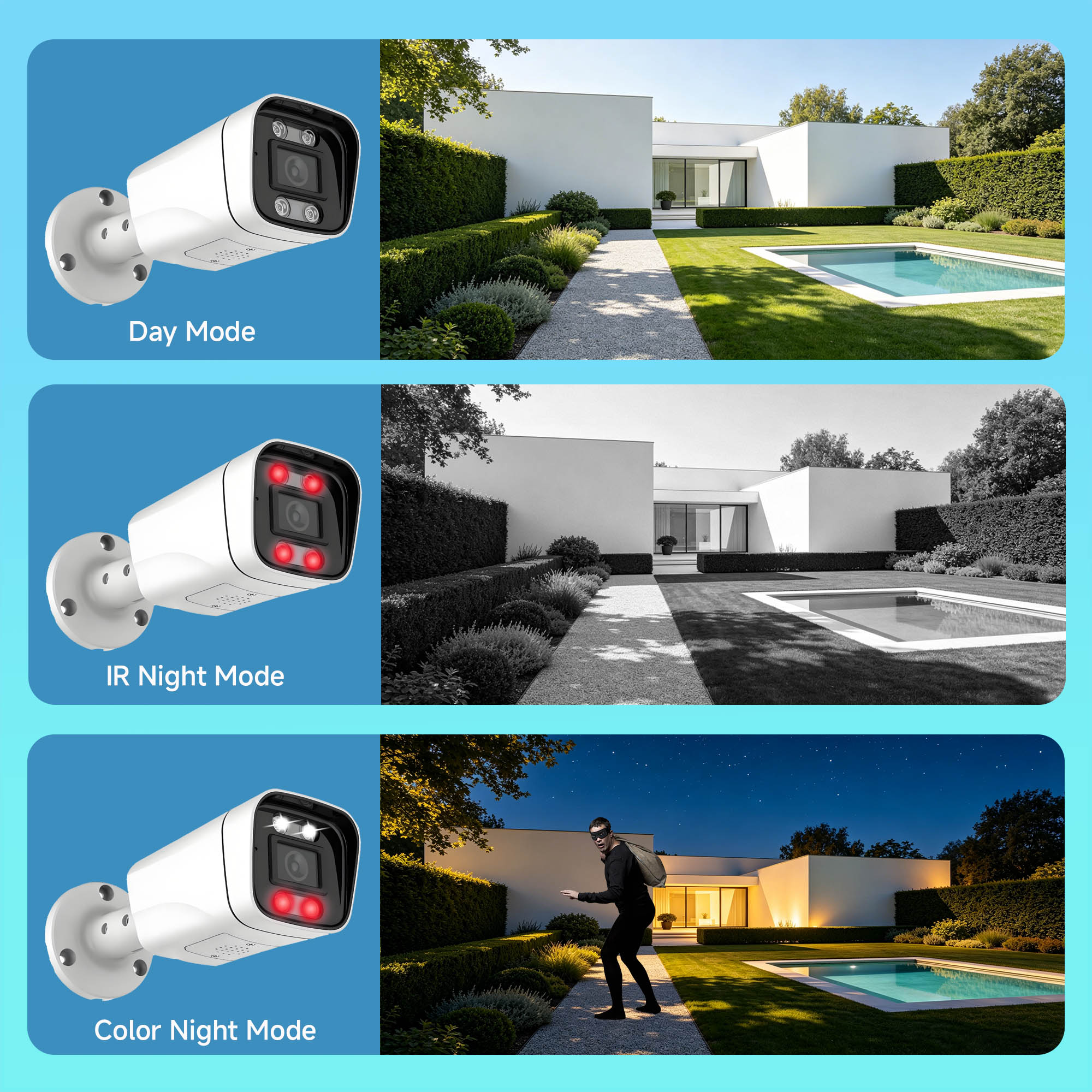 BFMore 8MP 4K Ai 人間検知セキュリティシステ - Home Security Video Systems のレビューと価格