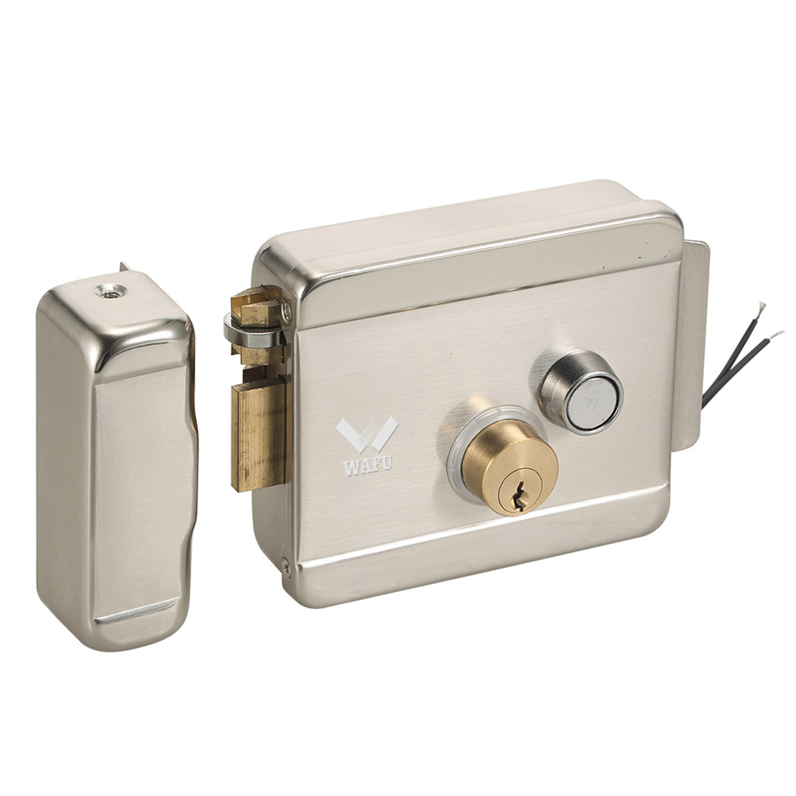 WAFU スマート電気ゲートドアロック安全な電気金属ロック電 - Home Security Door Lock のレビューと価格