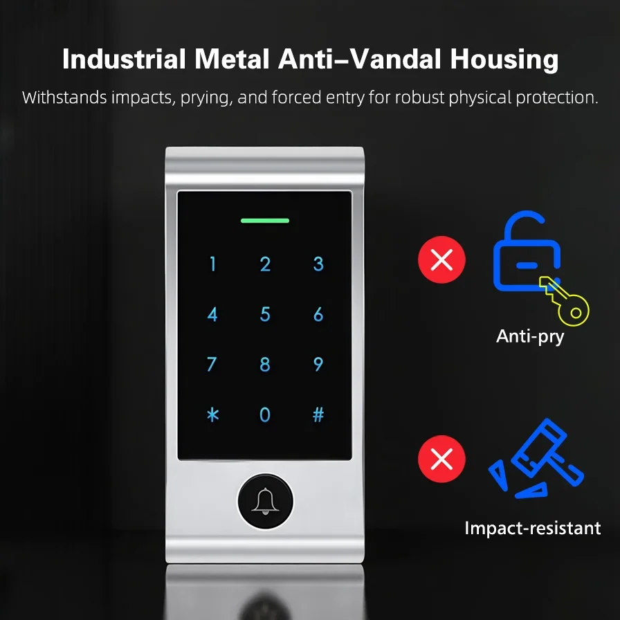 高度なWIFIリモートコントロールタッチキーパッドアクセスシ - Home Security Door Lock のレビューと価格
