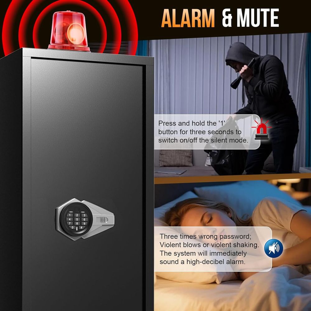 10～12ゲージのショットガン、クイックアクセス式金庫、ホー - Home Security Gun のレビューと価格