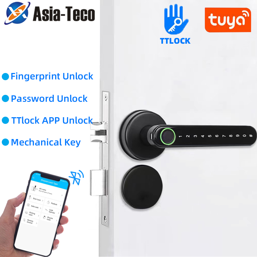 TTLock スマート Bluetooth 指紋ロック生体認 - Home Security Door Lock のレビューと価格