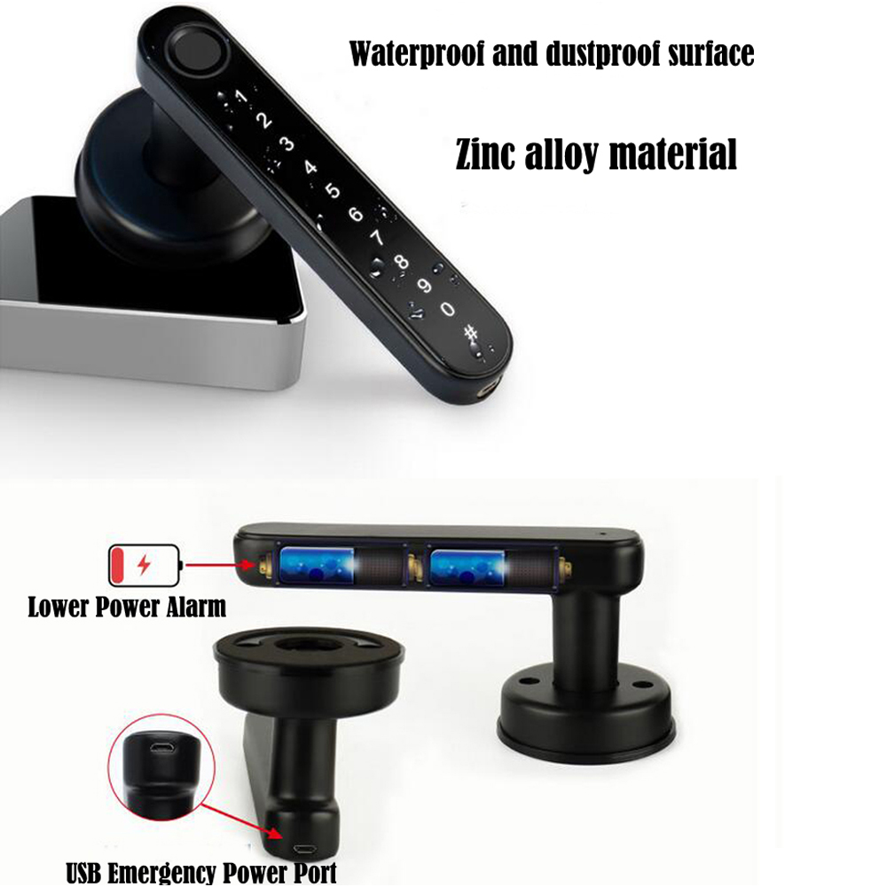 TTLock スマート Bluetooth 指紋ロック生体認 - Home Security Door Lock のレビューと価格
