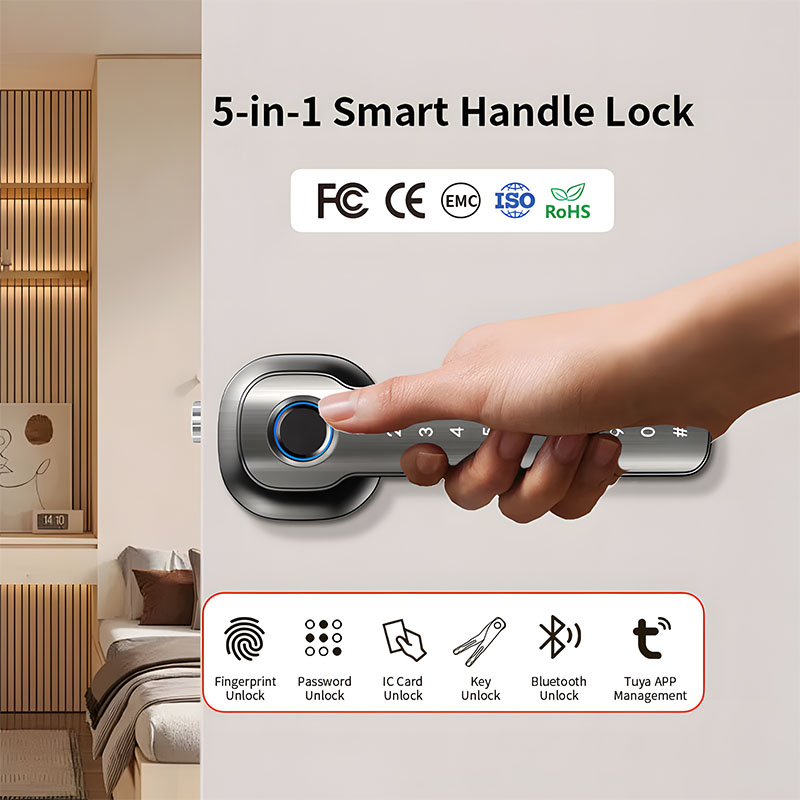 ホームセキュリティデバイス スマート指紋認証ドアロック デジ - Home Security Essential のレビューと価格