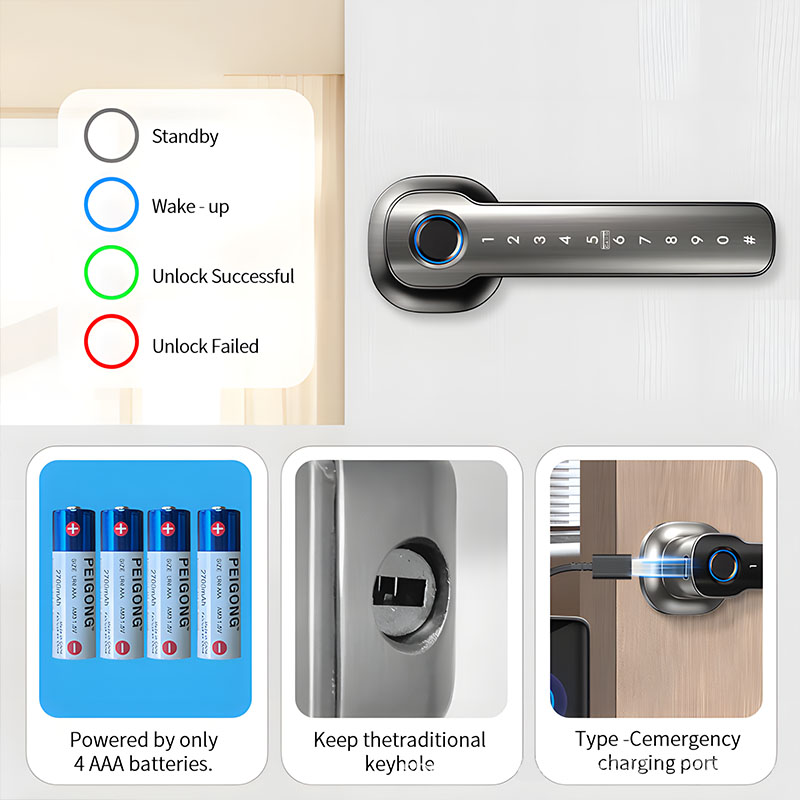 ホームセキュリティデバイス スマート指紋認証ドアロック デジ - Home Security Essential のレビューと価格
