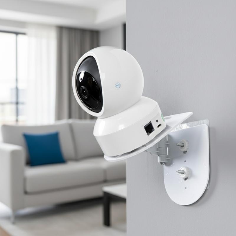 壁掛け式L字型PTZカメラブラケット、接着ベース付き、穴あけ - Home Security Land のレビューと価格