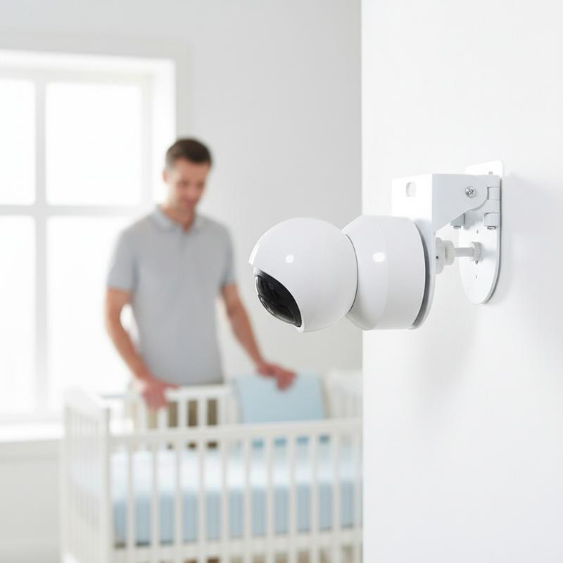 壁掛け式L字型PTZカメラブラケット、接着ベース付き、穴あけ - Home Security Land のレビューと価格