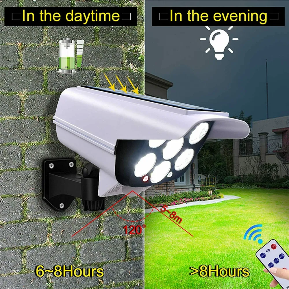 屋外ソーラーライトモーションセンサーセキュリティダミーカメラ - Home Security Camera のレビューと価格