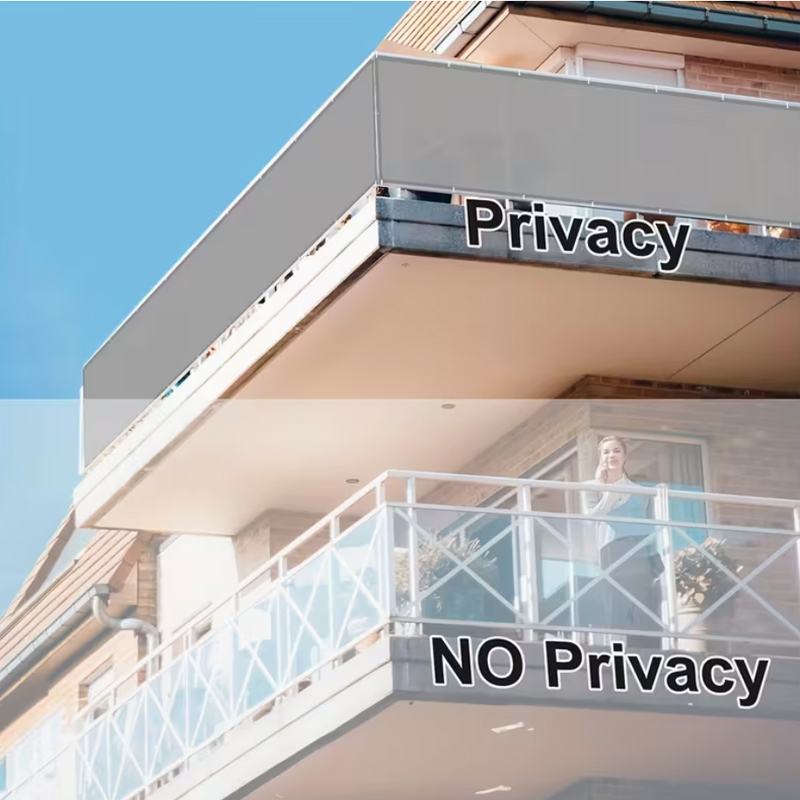 バルコニープライバシースクリーンカバーフェンスパティオ防水シ - Home Security Fence のレビューと価格